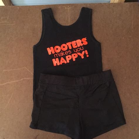 Hooters Girl Worn Uniform Tank And Shorts From New Orle Gem