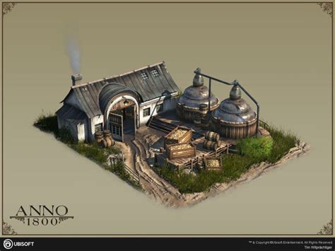 ArtStation Anno 1800 Agricultural Buildings Tim Witprächtiger