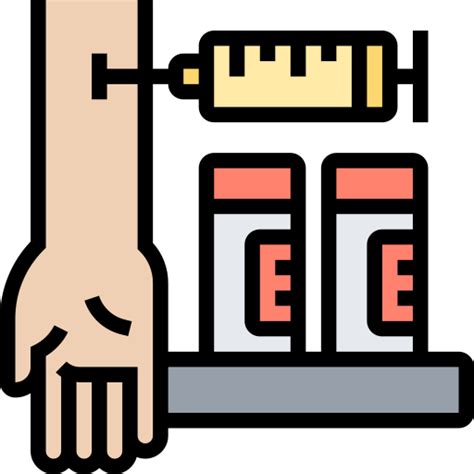 Blood Test Meticulous Lineal Color Icon