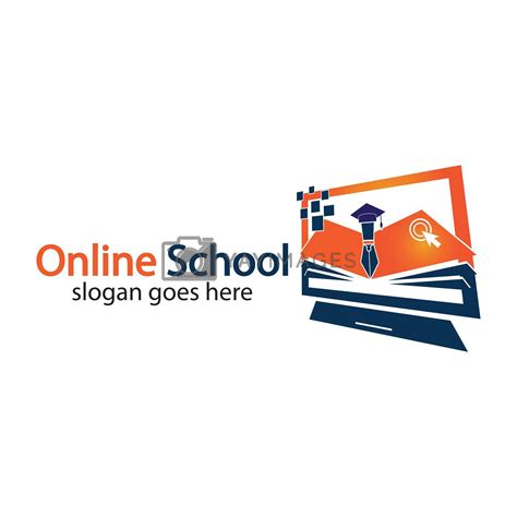 Online Education logo design template. Online course logo design ...