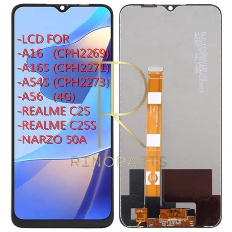 Lcd Oppo Cph2269 A16s Realme C25 C25s A54s A56 4g จอแสดง