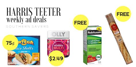 Harris Teeter Weekly Ad 115 121 Southern Savers