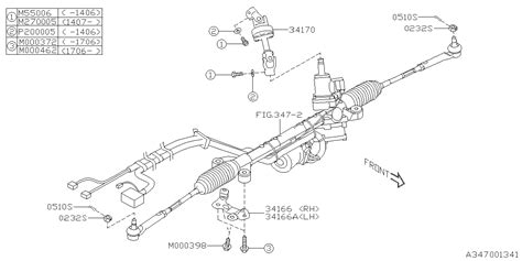 2024 Subaru Forester EYESIGHT Steering Shaft Universal Joint Steering