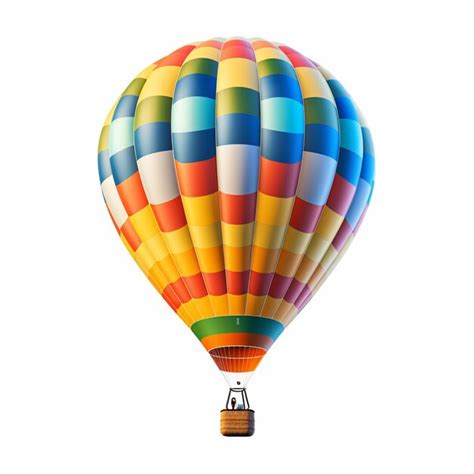 Premium Photo There Is A Colorful Hot Air Balloon Flying In The Sky
