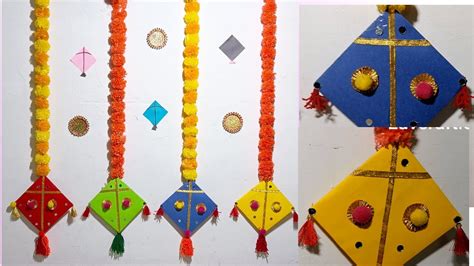 Diy Kite Makar Sankranti Decoration Ideas How To Make Beautiful