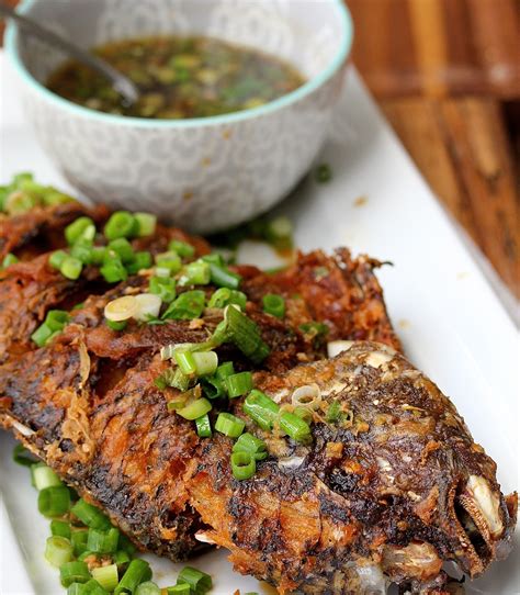 Crispy Tilapia With Ginger Scallion Sauce Karen S Kitchen Stories