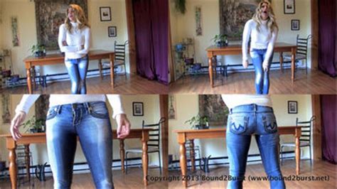 Carissas Jeans Wetting Wmv Hd Bound2burst Female Desperation