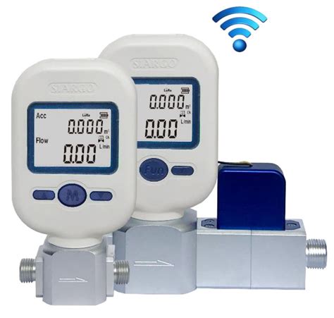 Thermal Mass Gas Flow Meter With Valve Optional Dn Slpm