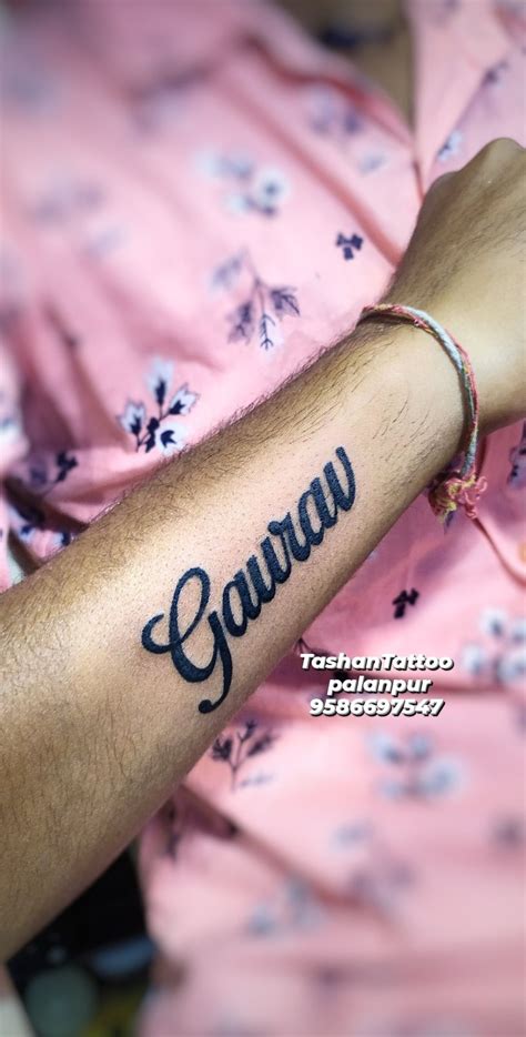 Details 51 Gaurav Name Tattoo Photos Latest In Cdgdbentre