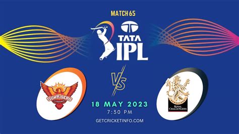 Srh Vs Rcb Dream Prediction Today Match Fantasy Tips Dream Team