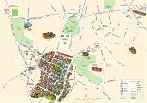 Hitchin Hitchin Map Tourism