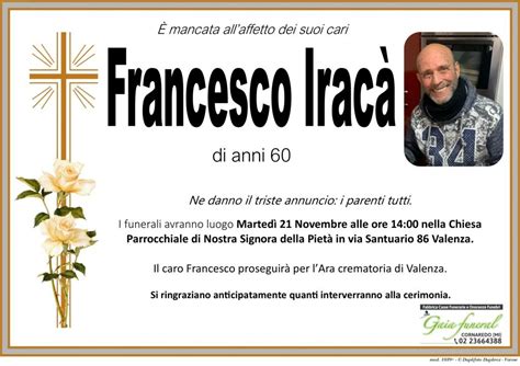 Francesco Iracà Gaia Funeral Onoranze Funebri Impresa funebre