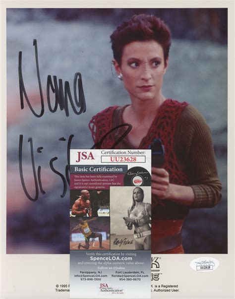 Nana Visitor Signed Star Trek Deep Space Nine 8x10 Photo Jsa Coa