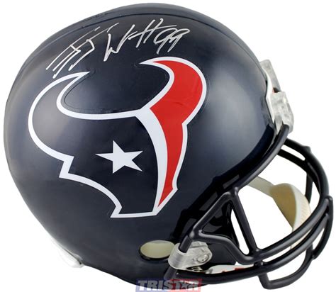 JJ Watt Autographed Houston Texans Full Size Replica Helmet