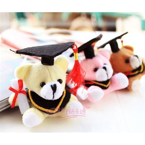 Cute 7cm Graduation Bear Convocation Teddy Bear Keychain Shopee