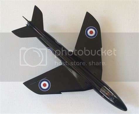 172 Black Arrows Hawker Hunter F6 Revell Ready For Inspection