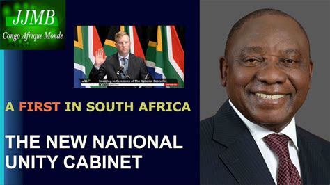 A First In South Africa President Cyril Ramaphosa Announces A New