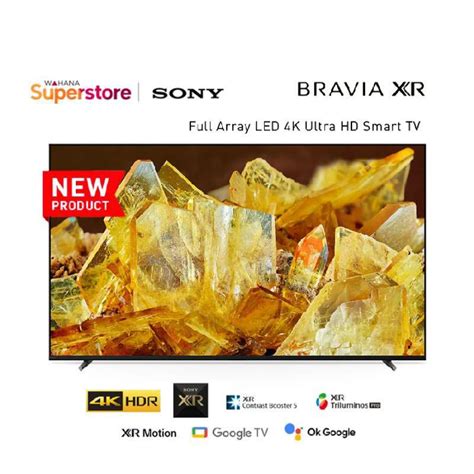 Promo Sony X90l Series Led Bravia Xr 4k Ultra Hd Hdr Full Array Smart