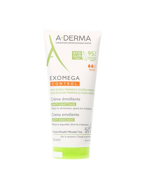 Comprar Aderma Exomega Control Crema Emoliente 200 Ml Parafarmacia