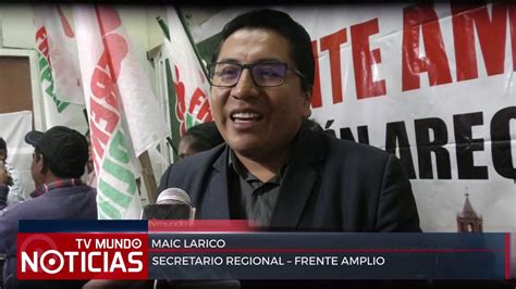 Fueron Presentados Los Candidatos Del Frente Amplio Youtube