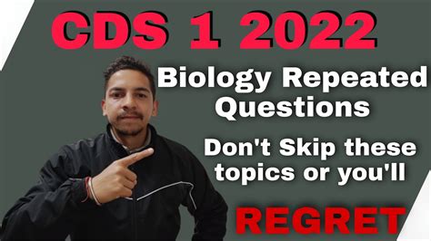 Biology Most Important Topics For CDS NDA Exam Cds2022 Cdsexam