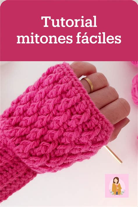 Mitones F Ciles A Crochet Mitones Croch Tutoriales Crochet