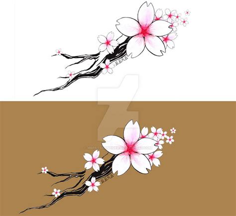 Sakura Tree Tattoo by mbretschneider on DeviantArt