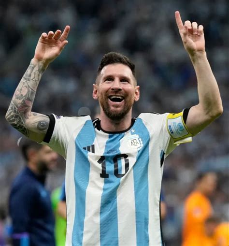 Lionel Messi Celebrates After Argentina S World Cup Quarter Final