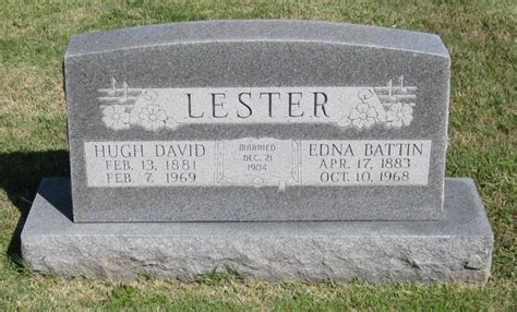 Hugh David Lester 1881 1969 Find A Grave Photos Lesters Find A