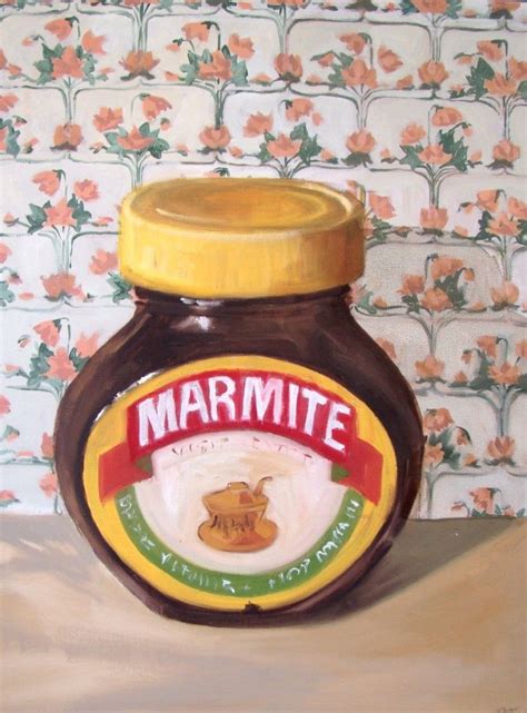 Marmite And Wallpaper Penny German Marmite Wallpaper Large Painting