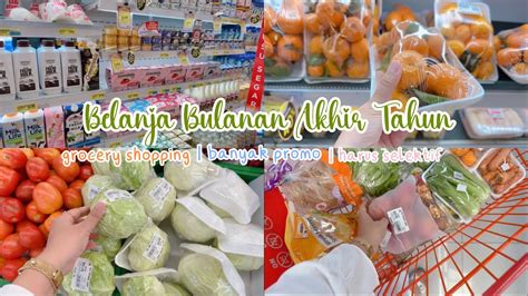 BELANJA BULANAN DESEMBER 2023 Grocery Shopping Banyak Promo