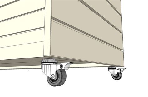 Slatted Sided Gondola On Castors White