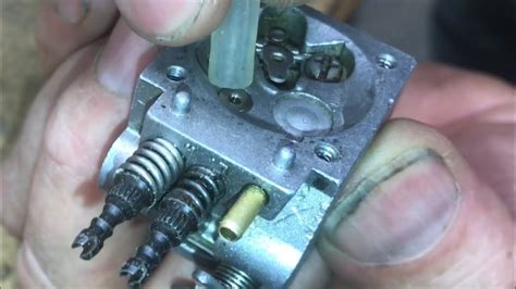 Replacing Check Valve On A Walbro Zama Carburetor Chainsaw Trimmer