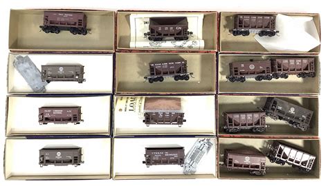 Lot 15pc HO Ore Cars Kits Campbell Roundhouse