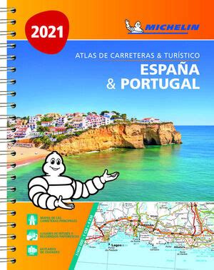 ESPAÑA PORTUGAL FORMATO A 4 ATLAS DE CARRETERAS Y TURÍSTICO