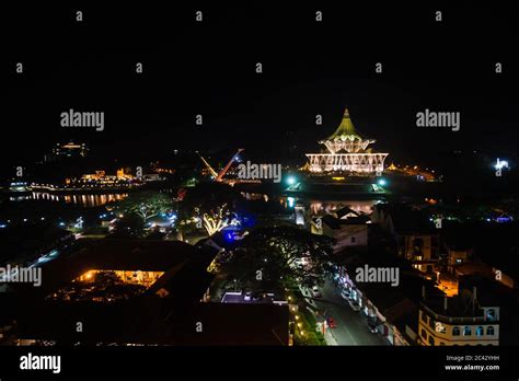 Dewan Undangan Negeri Sarawak Or Sarawak Legislative Buildings Stock