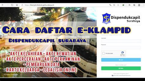 Cara Daftar Online E Ktp Surabaya Silabus Paud