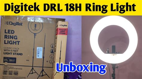 Digitek Ring Light Inch Unboxing Digitek Ring Light Inch