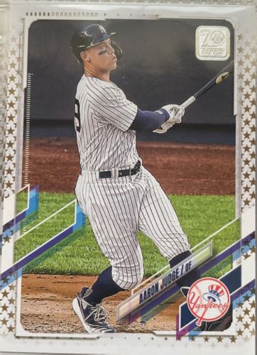 Aaron Judge New York Yankees Topps Card Ebay