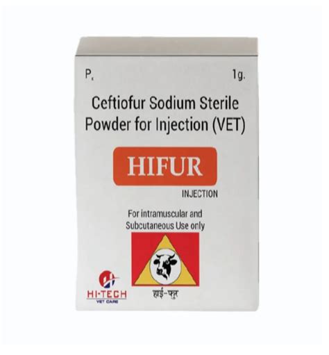 Ceftiofur Sodium Sterile Powder For Injection Prescription Vial At Rs