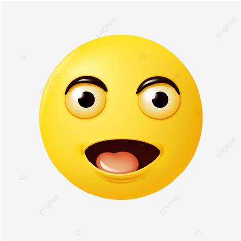 Yellow Circle Face Emoji Express Emotions Emoticon Emoji Emotion Png