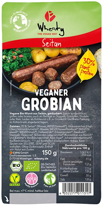 Wheaty Veganer Grobian Kaufen Kokku Dein Veganer Onlineshop