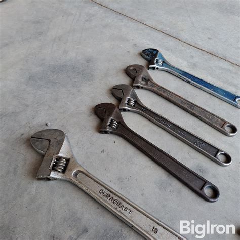 Adjustable Wrenches Bigiron Auctions