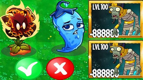 Chilly Pepper And All New Plants Vs 1000 Pharaoh Zombie Lvl 10 Pvz 2 1011 Youtube