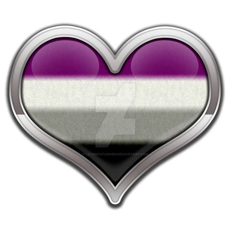 Asexual Pride Heart By Lovemystarfire On Deviantart