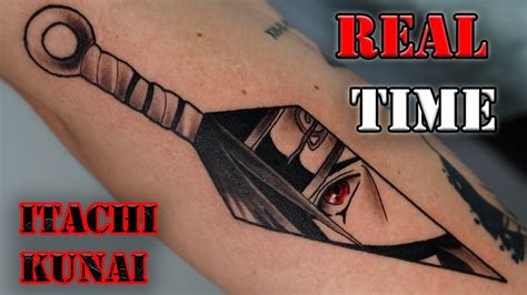 Itachi Kunai Tattoo Real Time Youtube