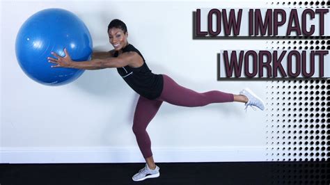 Stability Ball Workout 25 Minute Lower Body And Core Youtube