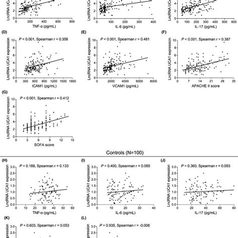 Relationship Of Lncrna Uca With Inflammatory Cytokines And Disease