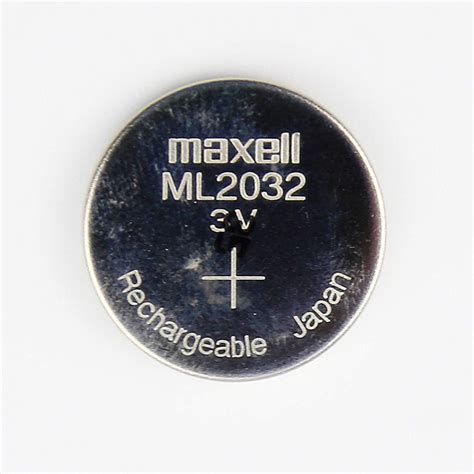 Amazon Maxell ML2032 Rechargable 3V Coin Cell Lithium Motherboard