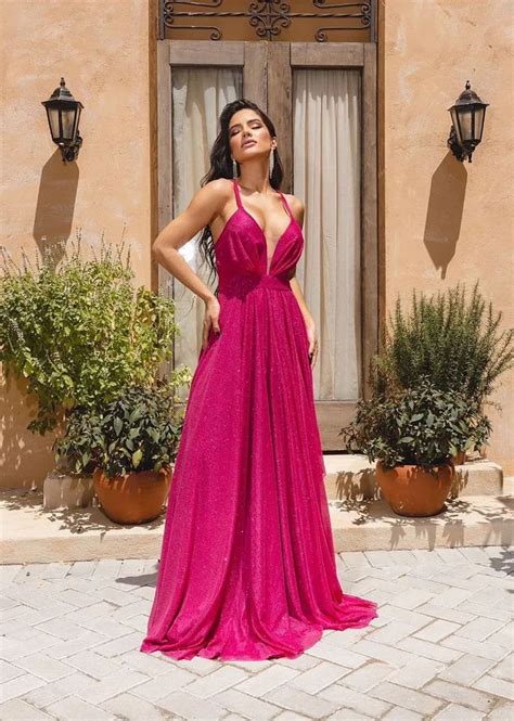 Vestido Pink Longo Madrinha Atelier Yuwa Ciao Jp